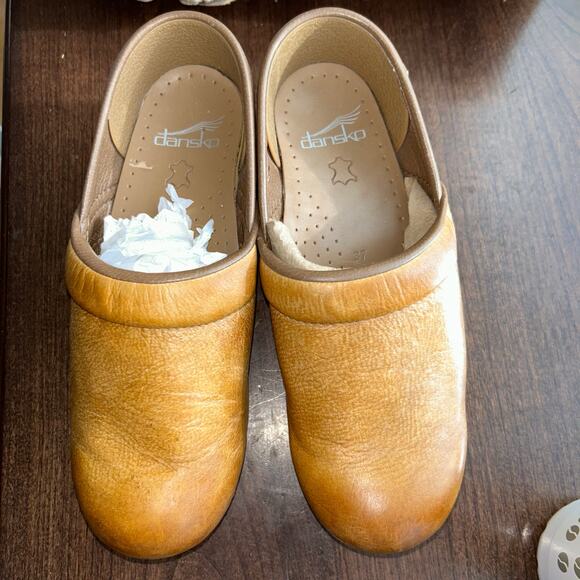 Dansko professional leather Honey Distressed Clog size 37 - Picture 5 of 11